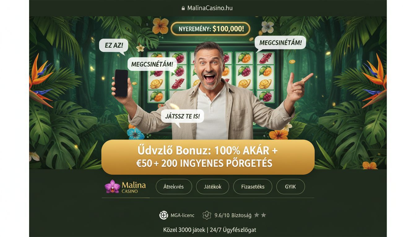 Malina Casino bónuszok