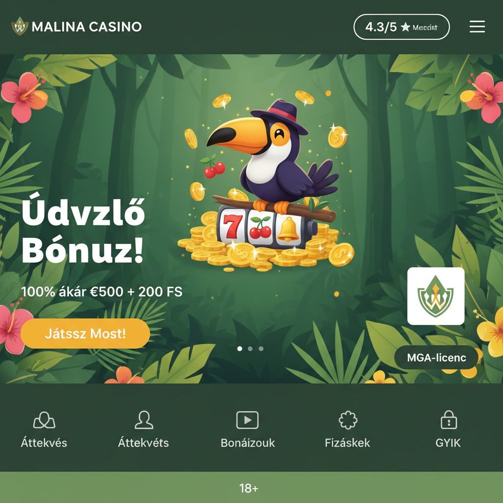 Malina Casino játékok